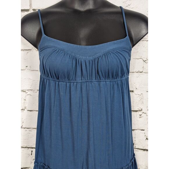 VTG JUICY COUTURE Y2K Boho Peasant Cottage Tiered Midi Dress USA Size Large - Picture 3 of 7